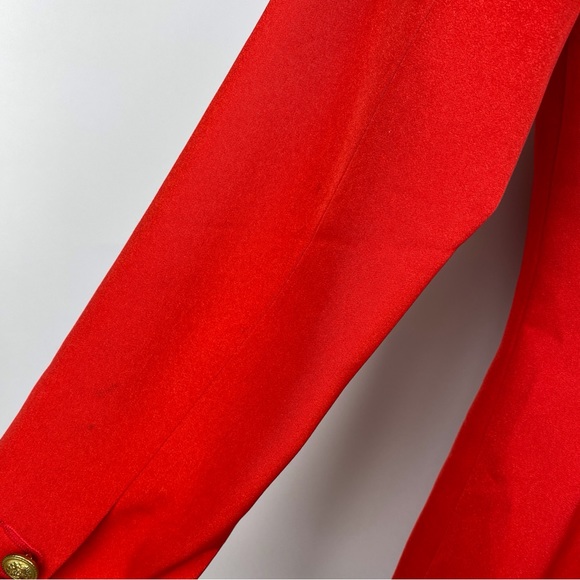 House of CB Blazer Women’s Red Size Small Grommet Lace Shoulder OR TRADE FOR XS - Picture 12 of 12